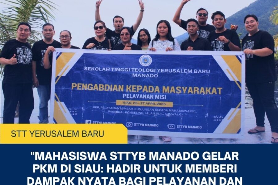 Mahasiswa STYYB Manado Gelar PKM di Siau Hadir untuk Memberi Dampak Nyata Bagi Pelayanan dan Bagi Masyarakat